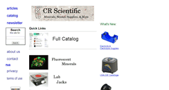 Desktop Screenshot of crscientific.com